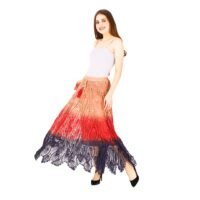 Cotton Crochet Skirt Ombre Dye_2