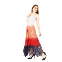 Cotton Crochet Skirt Ombre Dye_5