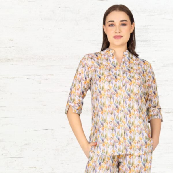 Cotton Dobby Digital Print Cordset
